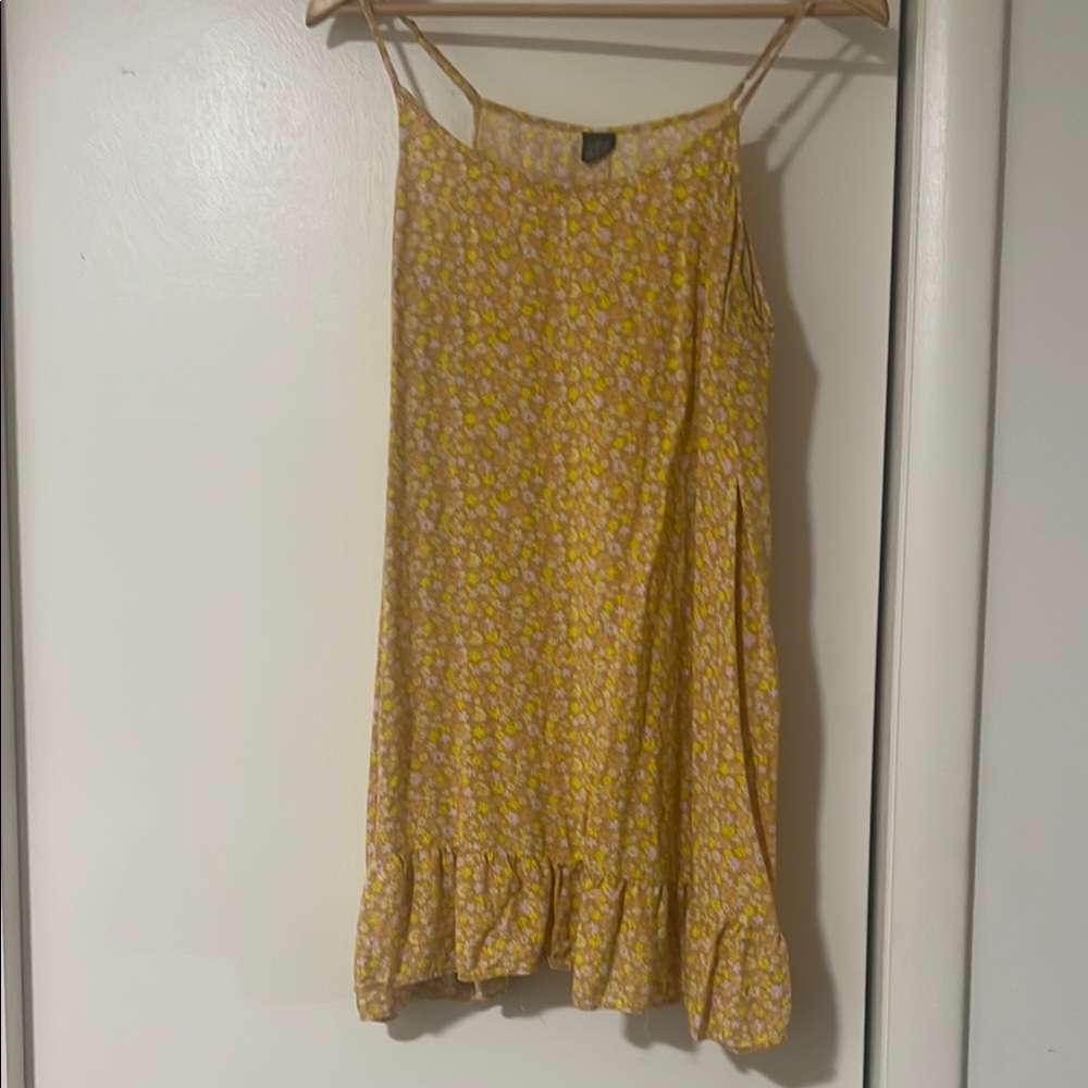 Floral Yellow Dress